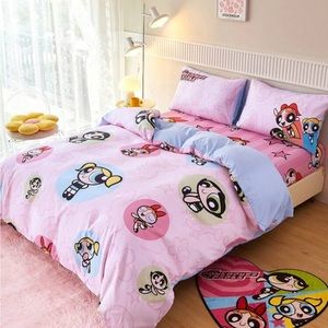 3pcs Cartoon Graphic Duvet Cover Set, 1pc Duvet Cover And 2pcs Pillow Case 🛏️